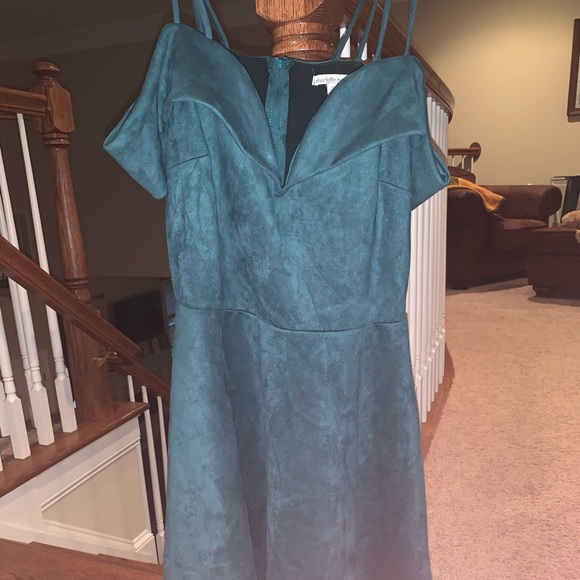 CHARLOTTE RUSSE GREEN DRESS - Picture 2 of 2
